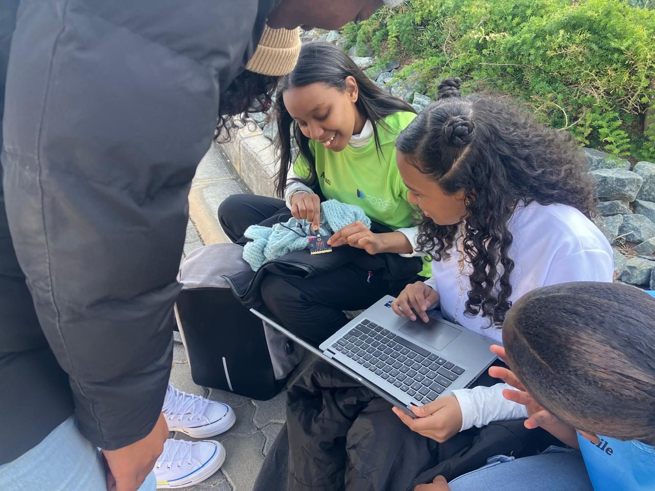 Coding a micro:bit between competition rounds