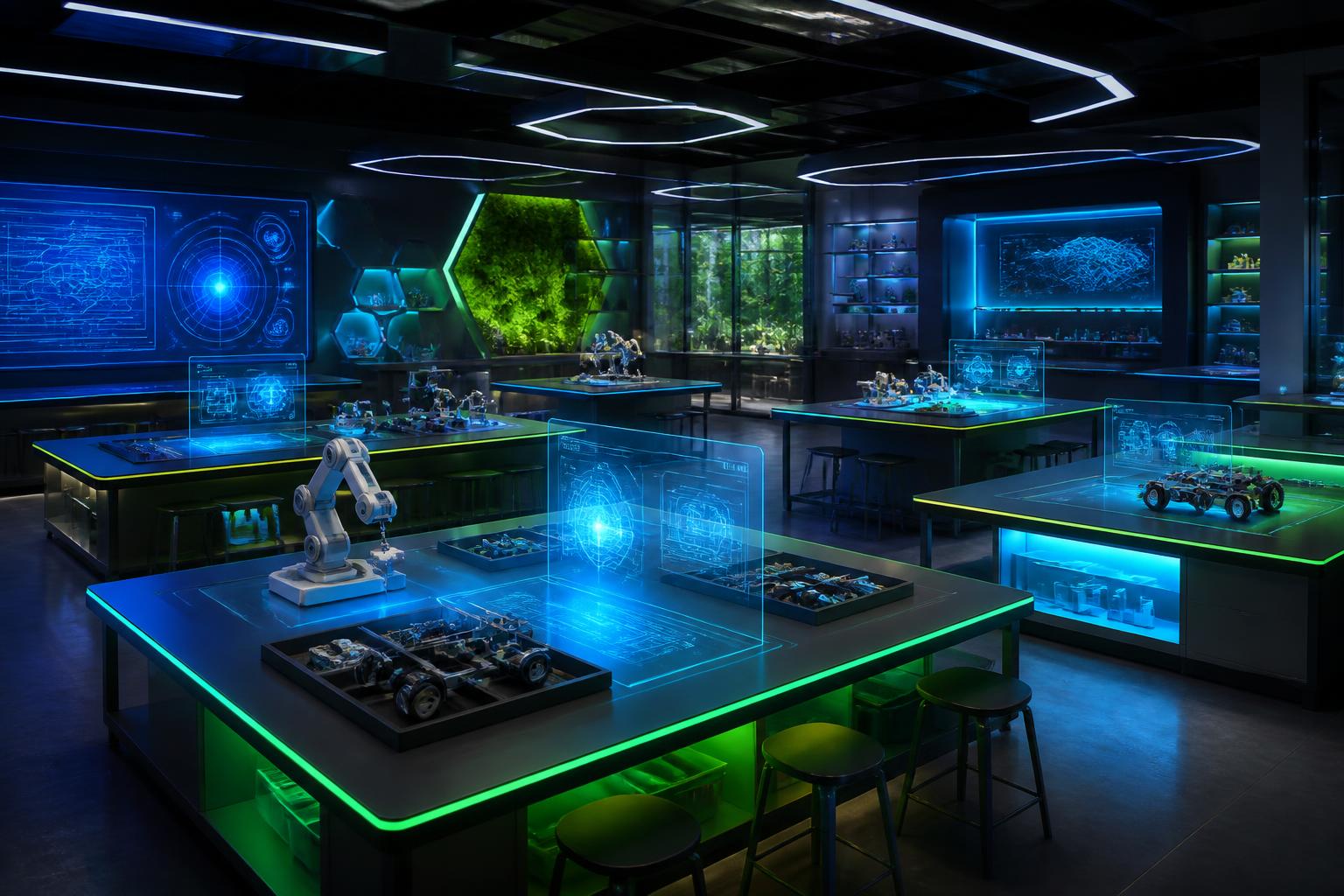 Concept illustration of the planned Eldos Science Hub facility